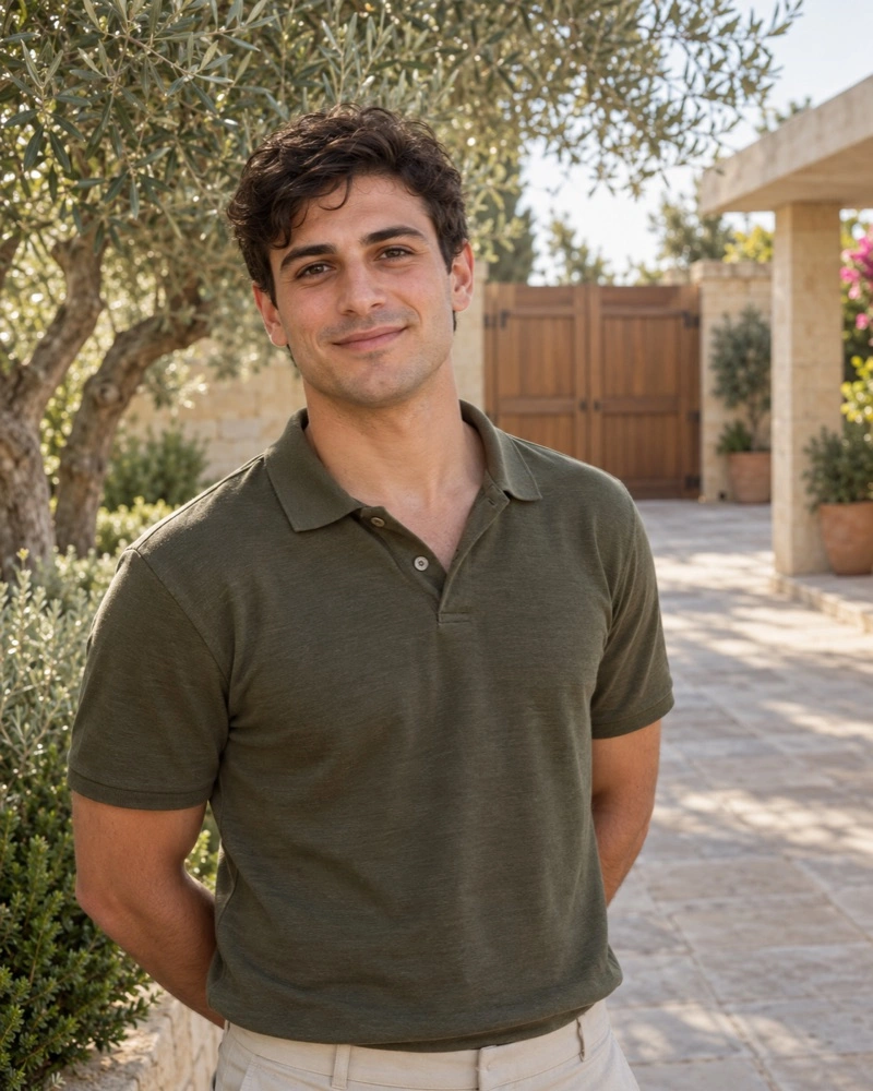 Portrait of fictional team member Matthew Borg.